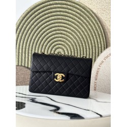 Imitazione Perfetta Borsa Chanel Vintage Classic Flap 34cm AS3324 Nera