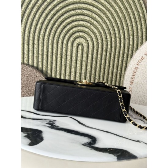Imitazione Perfetta Borsa Chanel Vintage Classic Flap 34cm AS3324 Nera