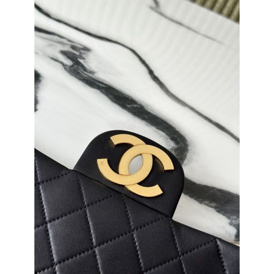 Imitazione Perfetta Borsa Chanel Vintage Classic Flap 34cm AS3324 Nera