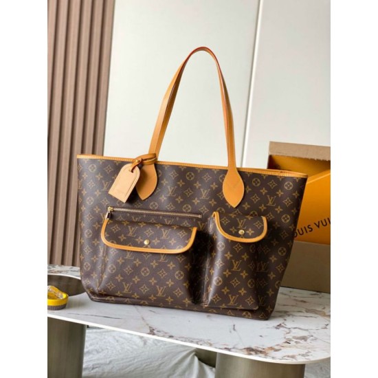 Replica di alta qualità Borsa tote Louis Vuitton Neverfull Cargo M2A617