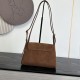 Replica AAA Borse Chanel Souplissimo Piccolo/Maxi Flap scamosciata di vitello Marrone Replica AAA Borse Chanel Souplissimo Piccolo/Maxi Flap scamosciata di vitello Marrone