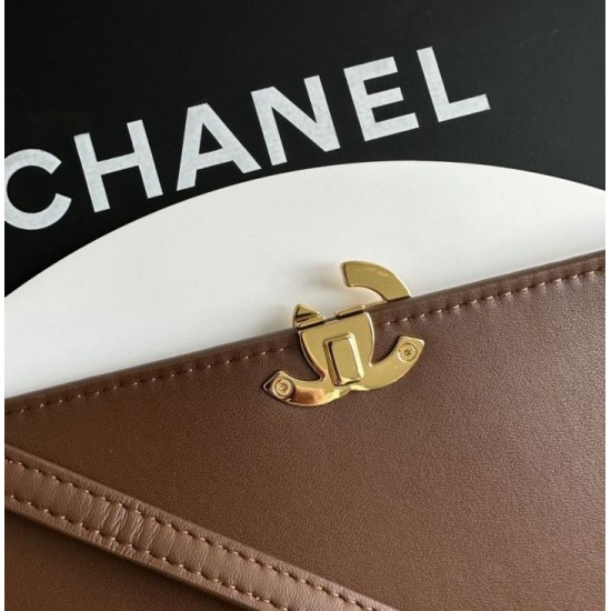 Replica AAA Borse Chanel Souplissimo Piccolo/Maxi Flap scamosciata di vitello Marrone Replica AAA Borse Chanel Souplissimo Piccolo/Maxi Flap scamosciata di vitello Marrone