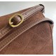 Replica AAA Borse Chanel Souplissimo Piccolo/Maxi Flap scamosciata di vitello Marrone Replica AAA Borse Chanel Souplissimo Piccolo/Maxi Flap scamosciata di vitello Marrone
