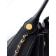 Replica di lusso Borsa a secchiello Chanel AS6617 Cloud con coulisse nera
