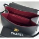 Replica identica Borse Chanel Souplissimo Piccolo/Maxi  Flap vitello Nero