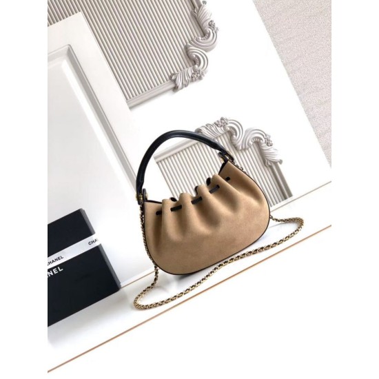 Replica 1:1 Borsa a secchiello Chanel AS6617 Cloud con coulisse Marrone Replica 1:1 Borsa a secchiello Chanel AS6617 Cloud con coulisse Marrone