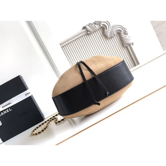 Replica 1:1 Borsa a secchiello Chanel AS6617 Cloud con coulisse Marrone Replica 1:1 Borsa a secchiello Chanel AS6617 Cloud con coulisse Marrone