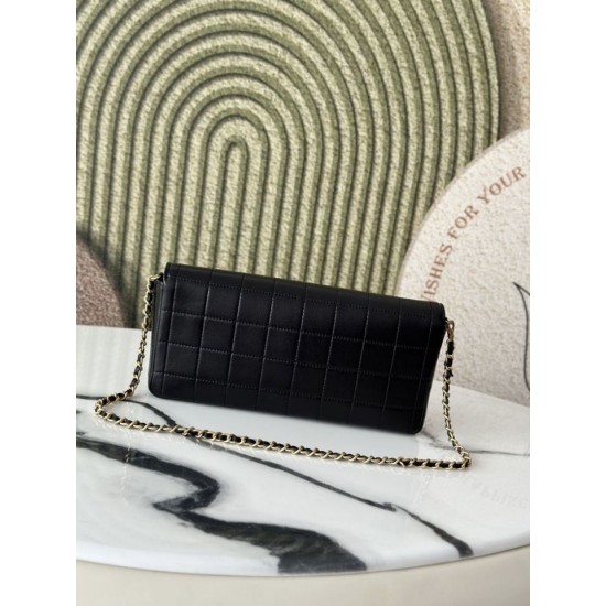 Replica perfetta Borsa Chanel Vintage AS3314 chiusura a patta Nero Replica perfetta Borsa Chanel Vintage AS3314 chiusura a patta Nero