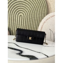 Replica AAA Borsa Chanel Vintage AS3314 chiusura a patta Nero