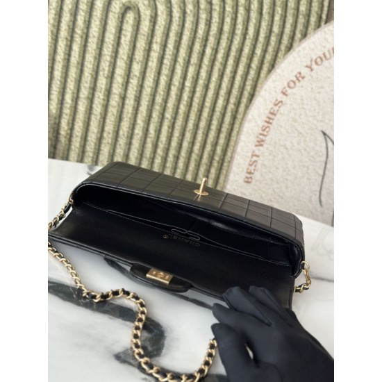 Replica perfetta Borsa Chanel Vintage AS3314 chiusura a patta Nero Replica perfetta Borsa Chanel Vintage AS3314 chiusura a patta Nero