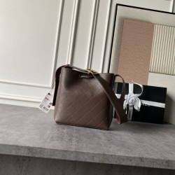 [Replica di alta qualità] Borsa a secchiello Chanel 26B AS6584 con coulisse marrone