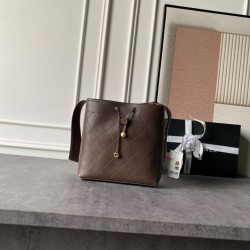 [Replica di alta qualità] Borsa a secchiello Chanel 26B AS6584 con coulisse marrone