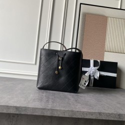[Replica di alta qualità] Borsa a secchiello Chanel 26B AS6584 con coulisse Nero