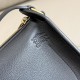 [Replica di alta qualità] Borsa a tracolla Burberry Mini B Clip Nero