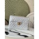 [Replica di alta qualità] Borsa Chanel Vintage Classico Flap 34cm AS3324 Argento