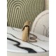 Replica fedele Borsa Chanel Vintage AS3314 chiusura a patta Marrone