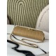 Replica fedele Borsa Chanel Vintage AS3314 chiusura a patta Marrone