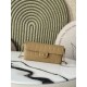 Replica fedele Borsa Chanel Vintage AS3314 chiusura a patta Marrone