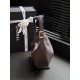 Replica perfette Borsa a tracolla Hobo Chanel AS6570 Halfmoon marrone Replica perfette Borsa a tracolla Hobo Chanel AS6570 Halfmoon marrone