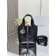 Replica perfetta Borsa piccola verticale Dior Toujours nera