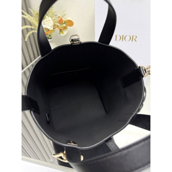 Replica perfetta Borsa piccola verticale Dior Toujours nera