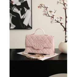 Imitazioni Borsa Chanel AS6554 Classic trapuntata Rosa