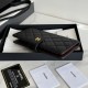 Replica Portafoglio lungo Chanel in pelle caviar trapuntata Nero Replica Portafoglio lungo Chanel in pelle caviar trapuntata Nero