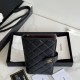 Replica Portafoglio lungo Chanel in pelle caviar trapuntata Nero Replica Portafoglio lungo Chanel in pelle caviar trapuntata Nero