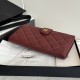 Replica Portafoglio lungo Chanel in pelle caviar trapuntata Rosso Replica Portafoglio lungo Chanel in pelle caviar trapuntata Rosso