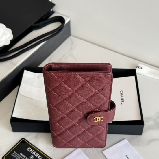 Replica Portafoglio lungo Chanel in pelle caviar trapuntata Rosso Replica Portafoglio lungo Chanel in pelle caviar trapuntata Rosso