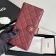 Replica Portafoglio lungo Chanel in pelle caviar trapuntata Rosso Replica Portafoglio lungo Chanel in pelle caviar trapuntata Rosso
