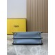 Replica Borsa piccola Fendi Peekaboo Iseeu Blu Replica Borsa piccola Fendi Peekaboo Iseeu Blu