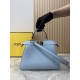Replica Borsa piccola Fendi Peekaboo Iseeu Blu Replica Borsa piccola Fendi Peekaboo Iseeu Blu