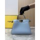 Replica Borsa piccola Fendi Peekaboo Iseeu Blu Replica Borsa piccola Fendi Peekaboo Iseeu Blu