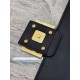 Replica Borsa Baguette classica Fendi con motivo a lettere FF in rilievo 3D Nero Replica Borsa Baguette classica Fendi con motivo a lettere FF in rilievo 3D Nero