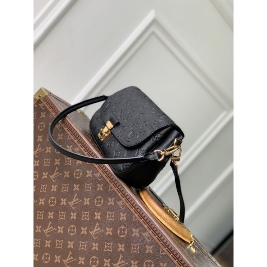 Replica Borse Louis Vuitton M29099 Pochette Metis Soft nera