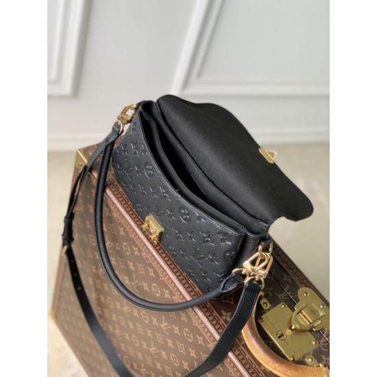 Replica Borse Louis Vuitton M29099 Pochette Metis Soft nera