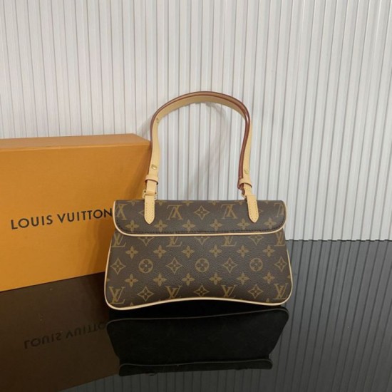 Replica Borsa a tracolla LV M28613 Marelle Marrone Imitazioni Borsa a tracolla LV M28613 Marelle Marrone