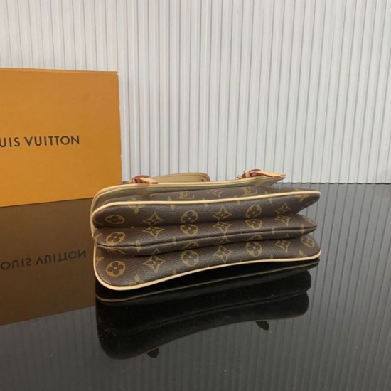 Replica Borsa a tracolla LV M28613 Marelle Marrone Imitazioni Borsa a tracolla LV M28613 Marelle Marrone