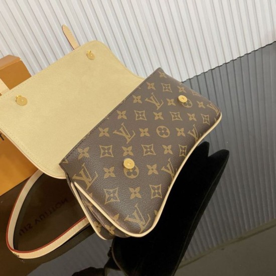 Replica Borsa a tracolla LV M28613 Marelle Marrone Imitazioni Borsa a tracolla LV M28613 Marelle Marrone
