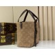 Replica Perfetto Borsa Hobo LV All in One M29836 kaki chiaro/camoscio