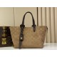 Replica Perfetto Borsa Hobo LV All in One M29836 kaki chiaro/camoscio