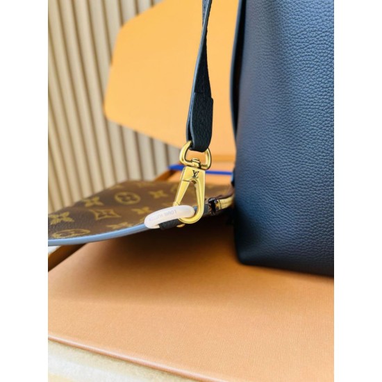 Replica di alta qualità Borsa LV M25352 Low Key Hobo nera Replica di alta qualità Borsa LV M25352 Low Key Hobo nera