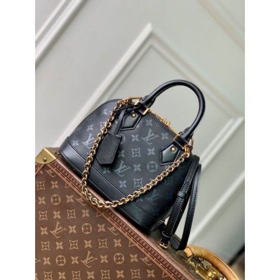 Replica Louis Vuitton Alma BB M3A843 Nero Replica Louis Vuitton Alma BB M3A843 Nero