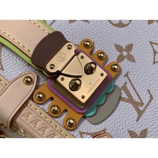 Replica Borsa morbida LV Side Trunk East-West MM Block M29913 Replica Borsa morbida LV Side Trunk East-West MM Block M29913