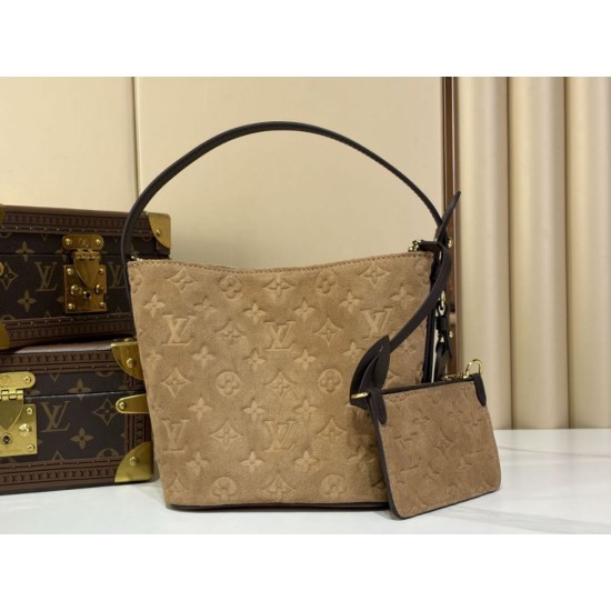 Replica Borsa a secchiello LV M29834 All In BB scamosciata goffrata Replica Borsa a secchiello LV M29834 All In BB scamosciata goffrata