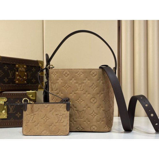 Replica Borsa a secchiello LV M29834 All In BB scamosciata goffrata Replica Borsa a secchiello LV M29834 All In BB scamosciata goffrata