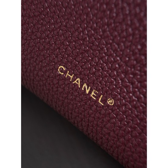 Replica Borsa Chanel AP5347 Slim Vanity Case con patta bordeaux