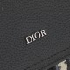 Replica perfetta Zaino Dior Saddle da uomo con patta in tela jacquard Dior Oblique nera Imitazione Perfetta Zaino Dior Saddle da uomo con patta in tela jacquard Dior Oblique nera
