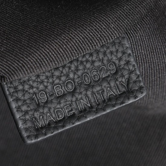 Replica perfetta Zaino Dior Saddle da uomo con patta in tela jacquard Dior Oblique nera Imitazione Perfetta Zaino Dior Saddle da uomo con patta in tela jacquard Dior Oblique nera